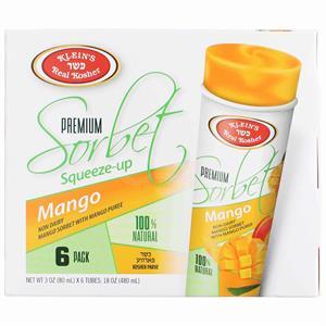 Klein's Mango Sorbet Squeeze Up, 6 Pk
