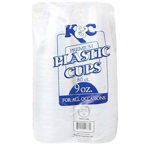 Kitchen Collection Plastic Cups, 9 Oz., 80 Ct