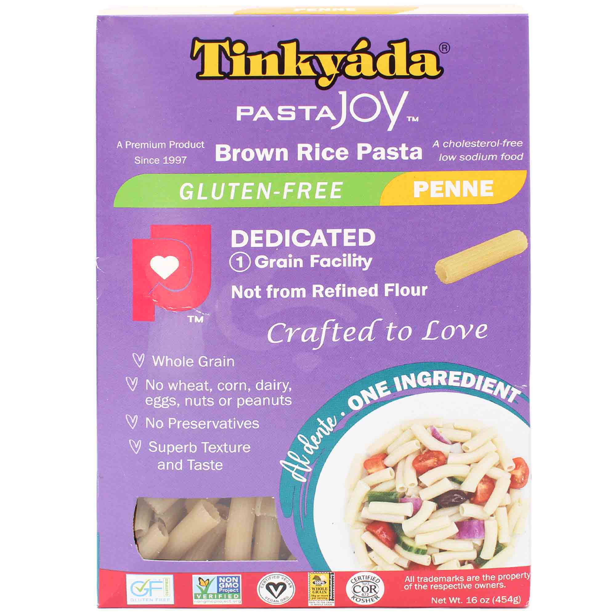 Tinkyada Brown Rice Pasta Penne, 16 Oz