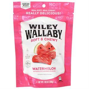 Wiley Wallaby Soft N Chewy Watermelon Licorice, 7.05 Oz