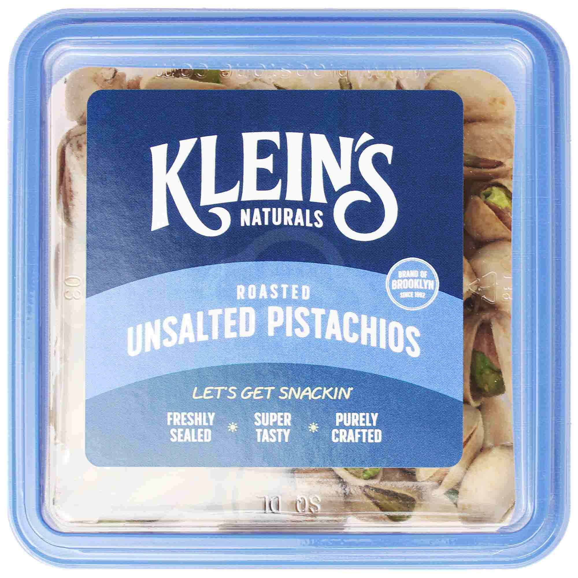 Klein's Pistachios Roasted Unsalted, 6 Oz