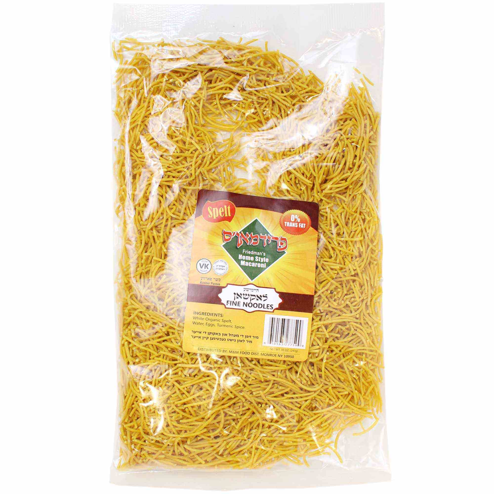 Friedman's Spelt Fine Noodles, 10 Oz