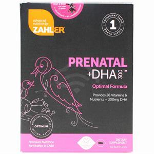 Zahler's Prenatal + Dha Optimal, 60 Ct