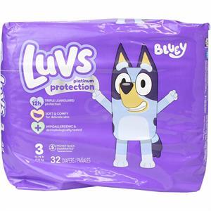 Luvs Jumbo #3, 34 Pc