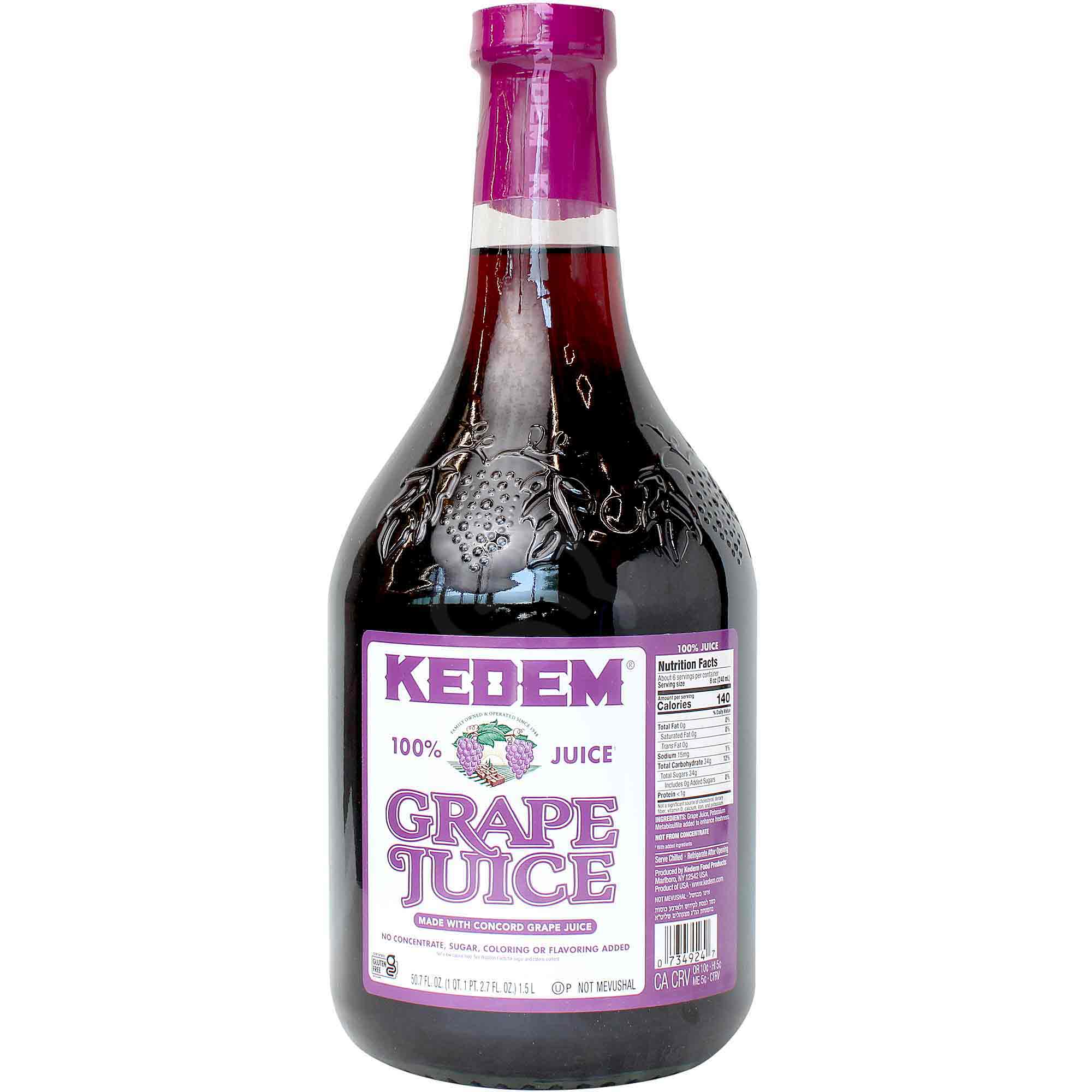Kedem Grape Juice Concord Glass, Oz Aisle Market